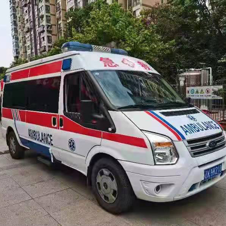 达孜长途救护车护送病人返乡